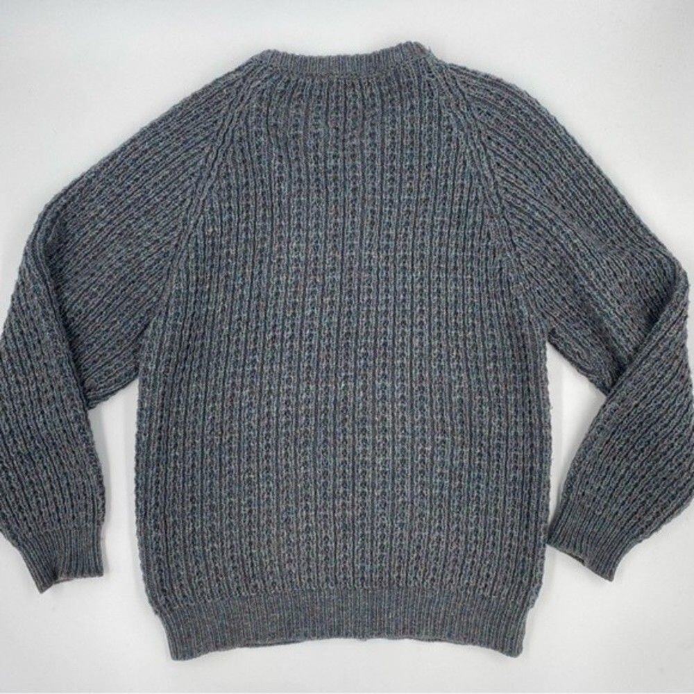 Blarney Woolen Mills Men’s Zip Front Cardigan Vintage Wool Silk Large grandpa - Picture 6 of 6